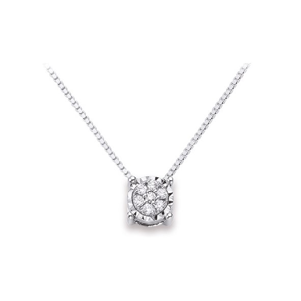 Collana con punto luce dhpf8501.003