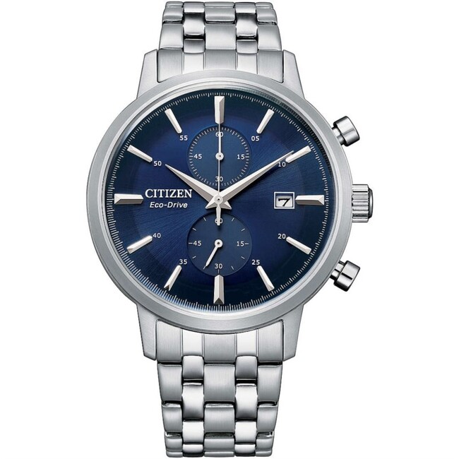 Citizen Eco-Drive CA7060-88E – Orologio Cronografo Uomo In Acciaio – Quadrante Nero – 42 Mm