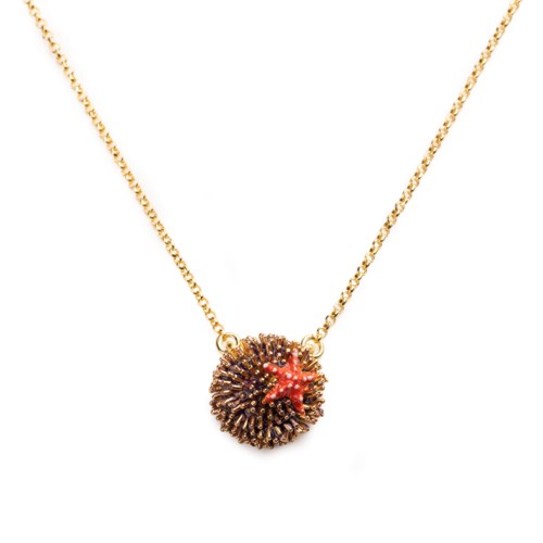 Collana 60000093 collana riccio/stella smalti