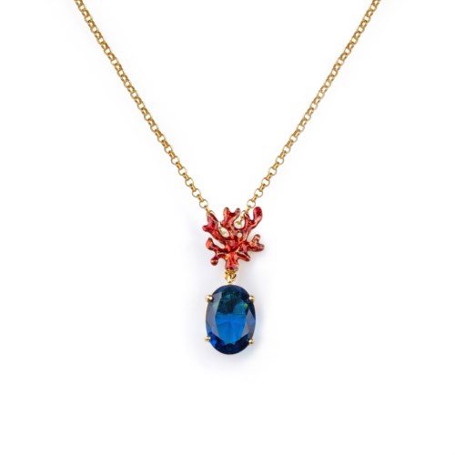 Collana 60000244 collana corallo gemma