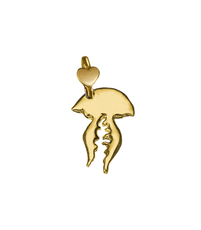 Animaletti a203.g medusa oro giallo 9kt