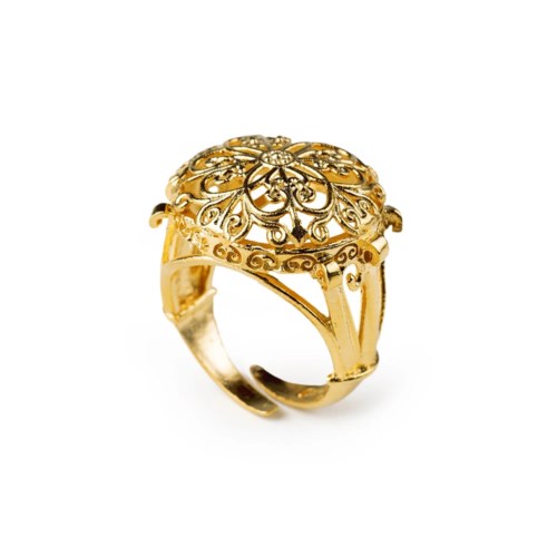 Anelli anello rosone gold