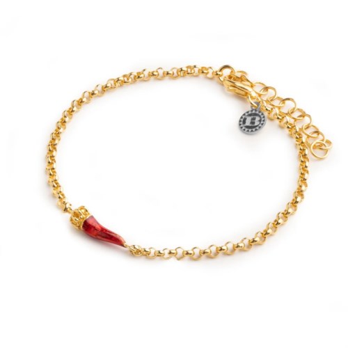 Bracciale bracciale rolo' corno