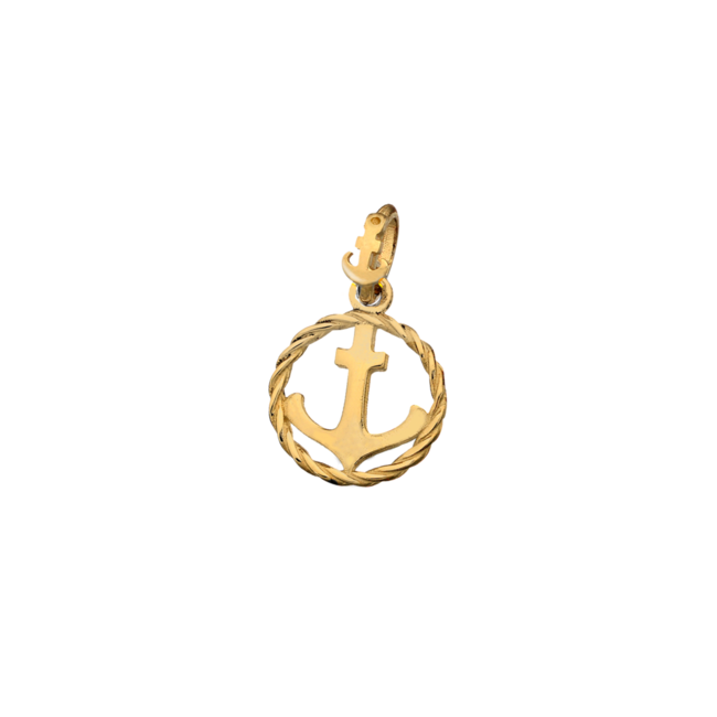Marinari mr203.g ancora oro giallo 9kt