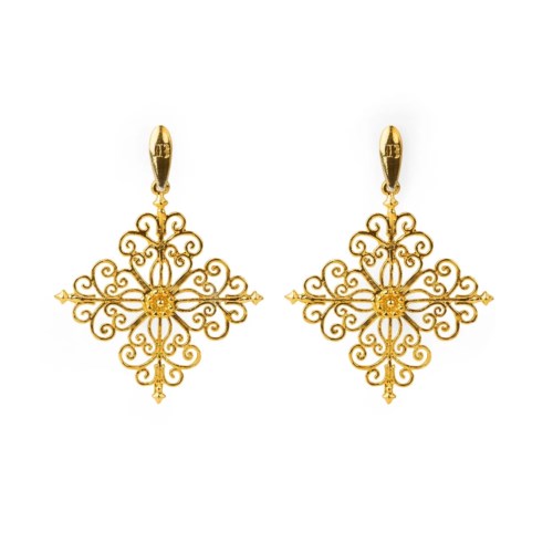 Orecchini orecchini gold barocco
