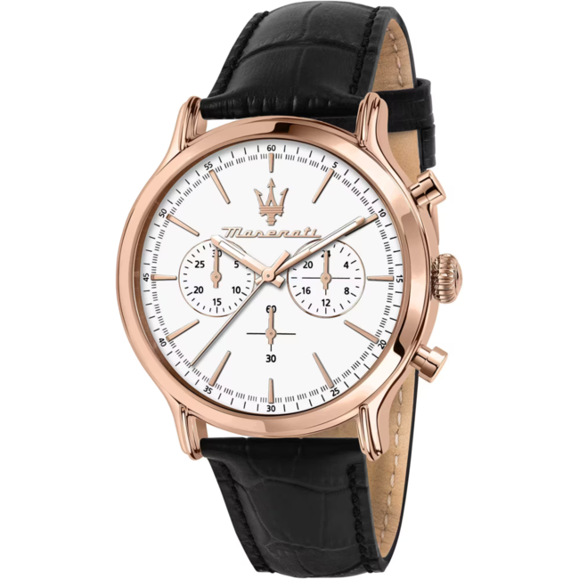 Maserati Orologio Uomo Automatico Collezione Epoca - Cassa Acciaio 42mm, Quadrante Grigio Scheletrato, Cinturino Acciaio, Impermeabile 10 ATM - R8823118015