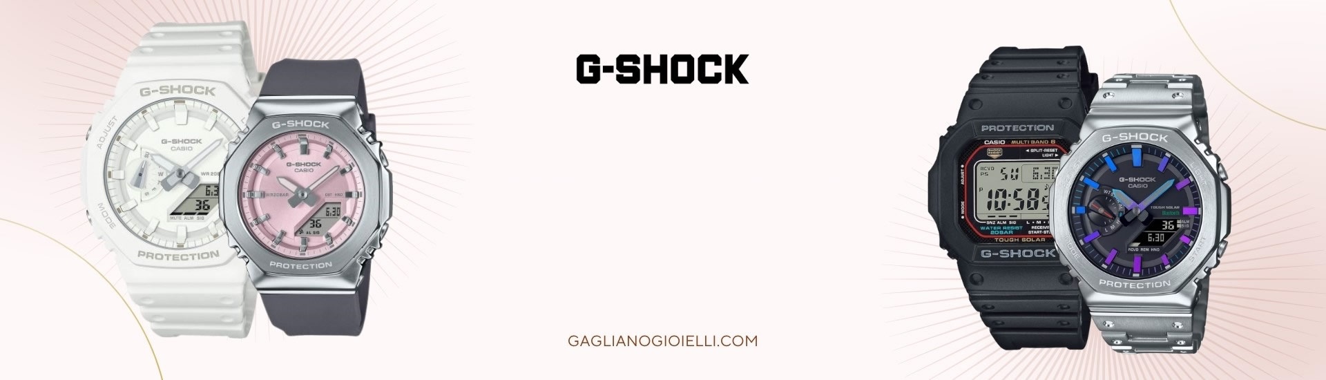 Banner Orologi Casio G-Shock