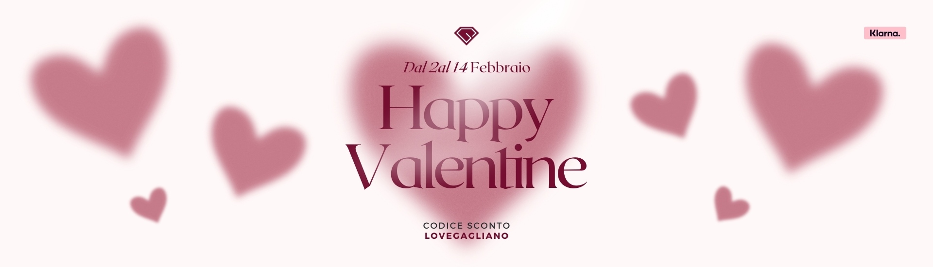 Banner San Valentino 2026 codice Sconto